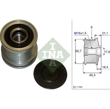 Předstihová spojka Schaeffler INA 535 0036 10