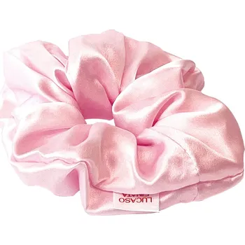 Lucaso Finata Hedvábná gumička do vlasů - Rose Pink