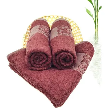 JAHU Ručník/Osuška ANKARA -Tmavě hnědá Velikost: 70x140cm