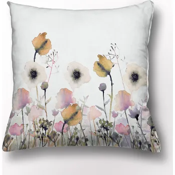 Povlečení Povlak na polštář Letní louka verze růžová 45x45