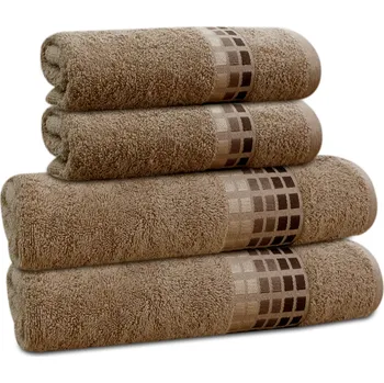 Ručník JAHU Ručník/Osuška Darwin - Světle hnědá Velikost: 50x100cm