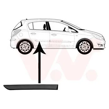 Lišta karosérie Ozdobná / ochranná lišta, dveře AGB 55580042