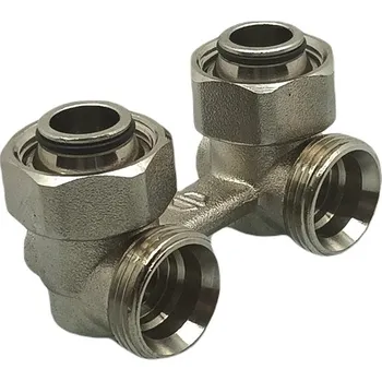 Instalatérský materiál H-připojení uzavírací rohové Jürgen Schlösser Armaturen vnější závit 3/4 ˝ s Eurokonusy