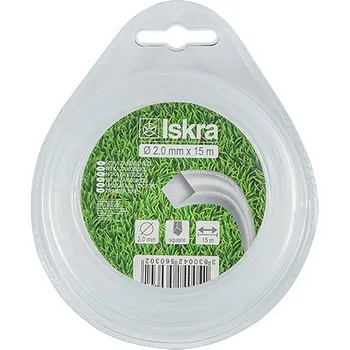 Sada nářadí ISKRA ISKRA, struna do sekačky 2 mm x 15 m, čtverec