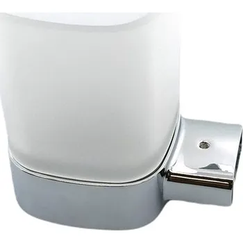 Držák na kartáček Skleněný pohárek s držákem Optiline Europa 2.0