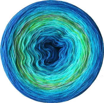 Příze Duhové klubko Vánoční 1 Délka návinu/Hmotnost: 1125 m/225 g