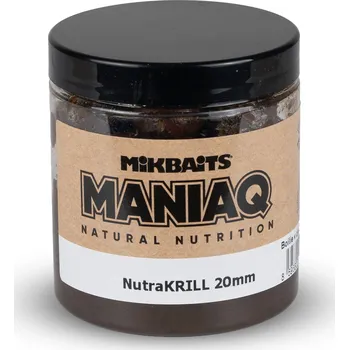 Boilies Mikbaits ManiaQ boilie v dipu 250ml - NutraKRILL 20mm