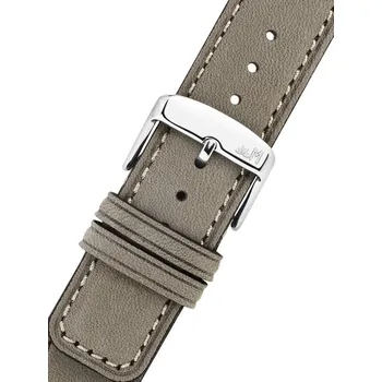 Kožený řemínek Morellato Coubert 6021C38.125 M, šedý, recyklovaný materiál