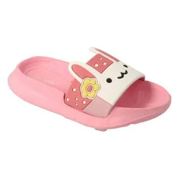 Dívčí pantofle 152X001 26 - dětské pantofle Befado ANIMALS růžové 152X001_31