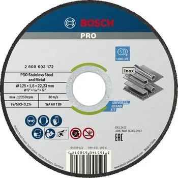 Řezný kotouč Bosch Řezací kotouč PRO Stainless Steel and Metal 2608619050