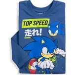 Chlapecké tričko SONIC TOP modré Velikost: 104