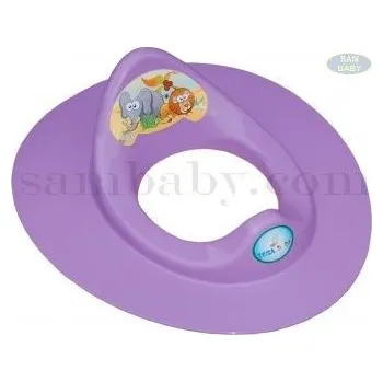 WC sedátko Sedátko dětské - adaptér na WC plast SAFARI fialové - Tega