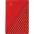 Externí pevný disk Western Digital My Passport Portable 4 TB červený (WDBPKJ0040BRD-WESN)