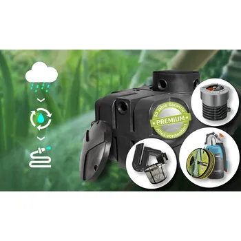 nádrž Plastová nádrž Ozeanis 1700 litrů s příslušenstvím Sestava je vhodná na sběr dešťové vody a její další využití.