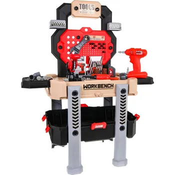 Dětská kuchyňka Sada pro kutily Dílna s nářadím v kufříku (3+) Červená