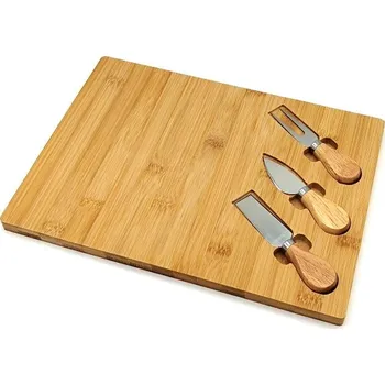 Kuchyňské prkénko JAHU Prkénko na servírování sýra s příborem