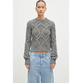 Dámský svetr Vlněný svetr Sportmax Narvel dámský, šedá barva, 2422366092600, XS, 09X