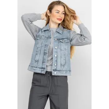 Dámská vesta Vero Moda dámská džínová vesta Zorica modrá Velikost: M