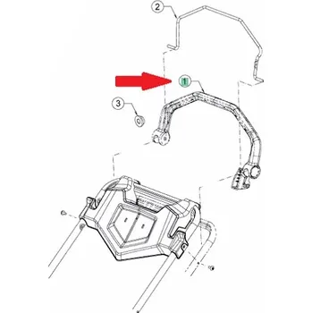 Madlo do koupelny Madlo ovládání pojezdu - barva žlutá