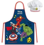 Dětská zástěra s kuchařskou čepicí Marvel Avengers II