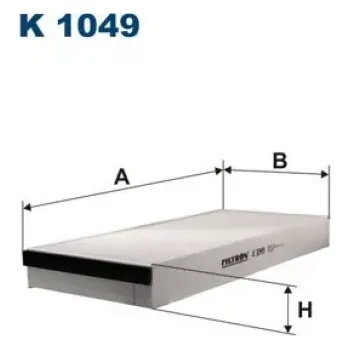 Kabinový filtr FILTRON Kabinový filtr K 1049