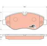 TRW Sada brzdových doštiček GDB1747