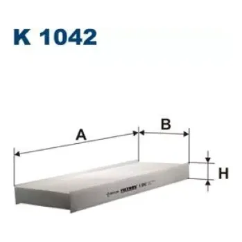 Kabinový filtr FILTRON Kabinový filtr K 1042