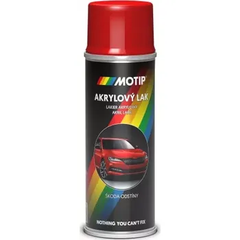 Silikonový sprej MOTIP Škoda červená rallye 200ml