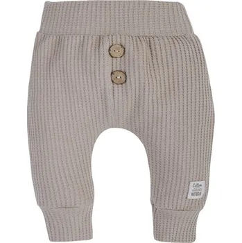 Kojenecké oblečení Makoma Waffel tepláčky STONE - 62