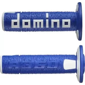 grip gripy A360 (offroad) délka 120 mm, DOMINO (modro-bílé)