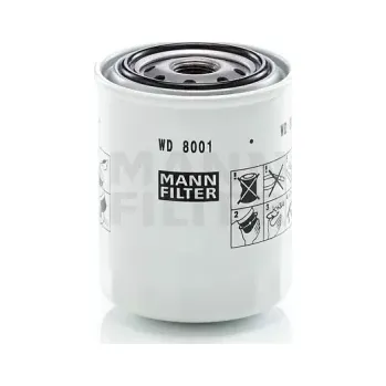 Hydraulický filtr MANN FILTER Filtr hydrauliky WD 8001