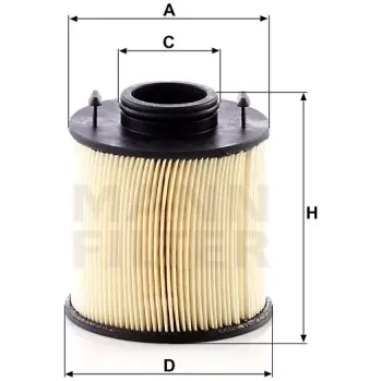 Filtr močoviny MANN FILTER Filtr močoviny U 620/4 y KIT