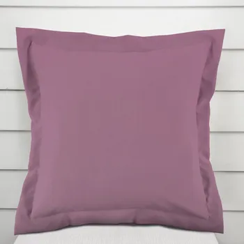 Povlak na polštářek Bavlněný saténový povlak na polštář s lemem ST-015 Fialová lila 30 x 50 cm