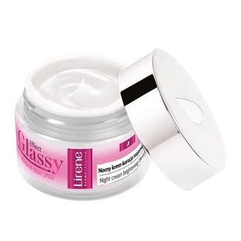 Pleťový krém Lirene Effect Glassy noční krém - rozjasňující kúra na obličej, 50 ml