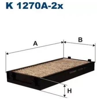 Kabinový filtr FILTRON Kabinový filtr K 1270A-2x