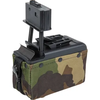 A&K A&K elektrický zásobník pro M249 Gen2, 2000 BBs - Woodland