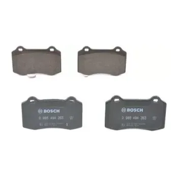 Brzdová destička BOSCH Sada brzdových doštiček 0 986 494 393