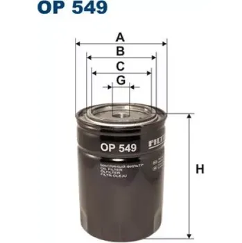 Filtr do auta FILTRON Olejový filtr OP 549