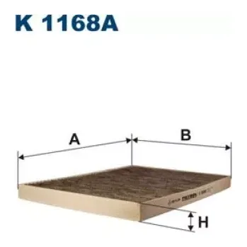 Kabinový filtr FILTRON Kabinový filtr K 1168A