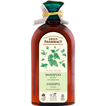 Šampon Green Pharmacy Kopřiva a olej z kořenů lopuchu šampon pro normální vlasy 350 ml