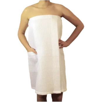 BELUTO Kilt do sauny dámský vaflový - bílý 70x155cm