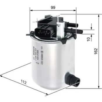 Palivový filtr BOSCH Palivový filtr F 026 402 201