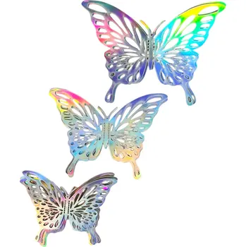 Dekorace do dětského pokoje Pokojová dekorace motýli lesklí 12 ks Typ: 4