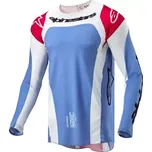 dres TECHSTAR OCURI, ALPINESTARS (světle modrá/bílá/červená, vel. 2XL)