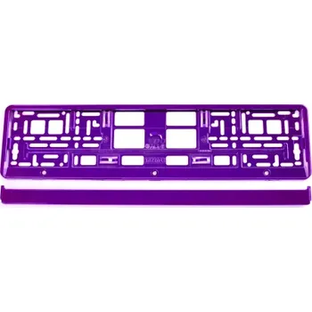 Držák SPZ AMIO podložka pod SPZ - fialová metalizovaná