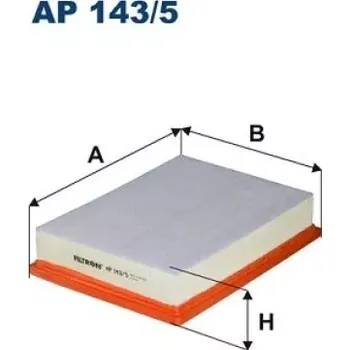 Vzduchový filtr FILTRON Vzduchový filtr AP 143/5
