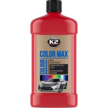 K2 COLOR MAX Červený - vosk na lak 500ml
