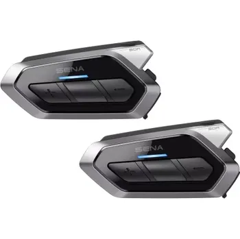 Interkom na motorku Bluetooth handsfree sluchátko 50R (dosah 2 km), SENA (sada 2 jednotek)