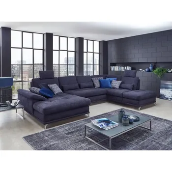 Sedací souprava Rohová sedací souprava do tvaru U COSTELLO Pravý roh - s rozkládáním a s úložným prostorem