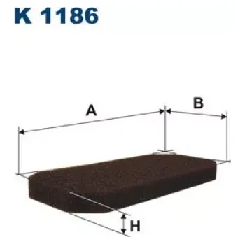 Kabinový filtr FILTRON Kabinový filtr K 1186